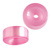10 Stk. Polaris Konkav-Rondellen 10x5mm Pinkrosa glänzend